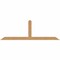 Ekena Millwork Portland Timber Gable Bracket, Western Red Cedar, 108"W x 36"H x 5 1/2"D x 5 1/2"F, 8/12 Pitch GBW108X36X0606POR00SWR - alternate 1